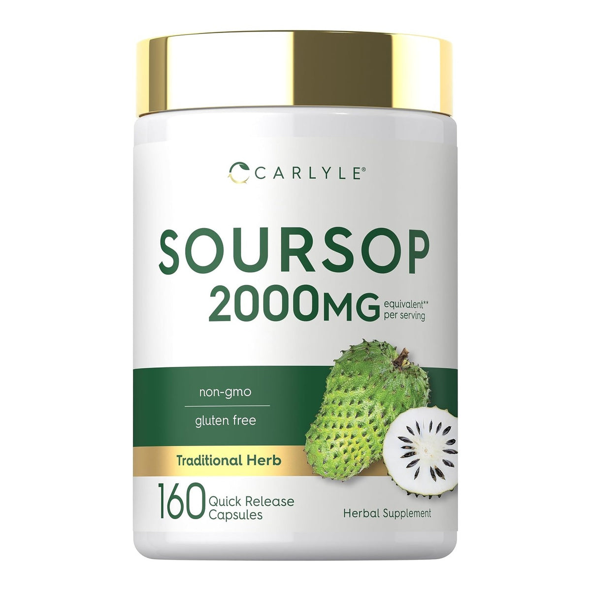 Carlyle Graviola — 1000 мг, 160 капсул