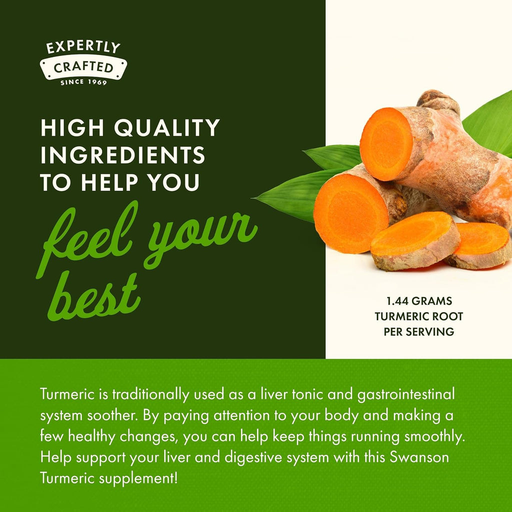 Swanson Full Spectrum Turmeric 720 mg — 240 Vegan Capsules