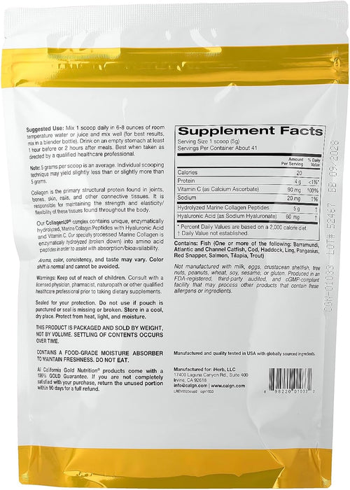 California Gold Nutrition CollagenUP — 206 g