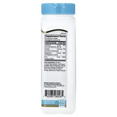 21st Century Calcium Magnesium Zinc + D3 — 250 ტაბლეტი, უკანა ეტიკეტი