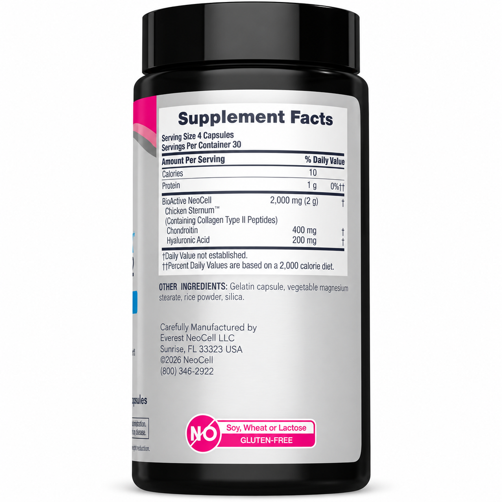 NeoCell Advanced Joint Complex Collagen 2 + Hyaluronic Acid — 120 კაფსულა