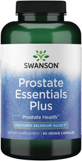 Swanson Prostate Essentials Plus — პროსტატის ჯანმრთელობის მხარდასაჭერა | 90 მცენარეული კაფსულა