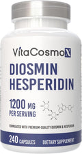 VitaCosmoX Diosmin + Hesperidin 1200 მგ, 240 კაფსულა