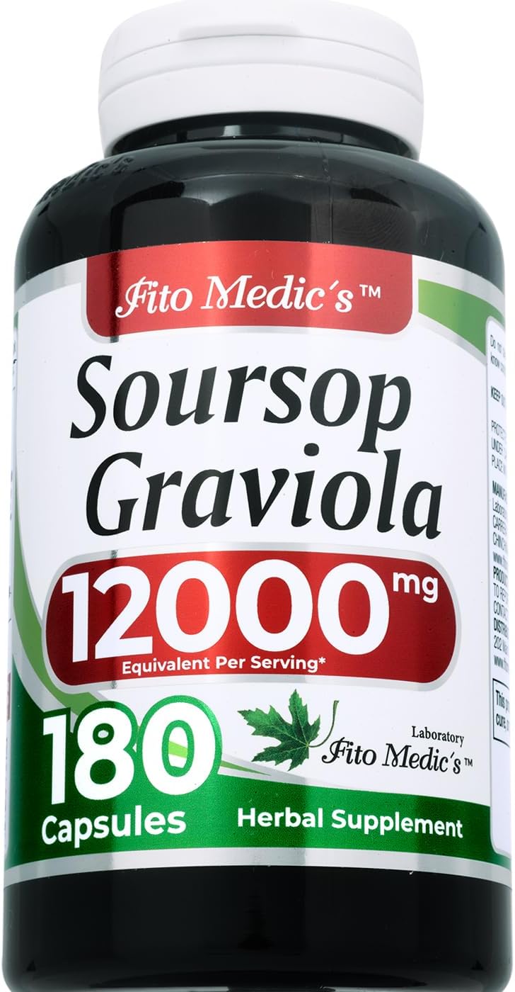 Fito Medic's Soursop Graviola 12,000 mg — 180 კაფსულა