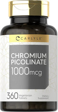 Carlyle Chromium Picolinate 1000 mcg — ქრომის პიკოლინატი | 360 ვეგეტარიანული ტაბლეტი