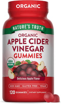 Nature's Truth Organic Apple Cider Vinegar Gummies – ორგანული ვაშლის ძმრის ჯელეები, 120 ცალი