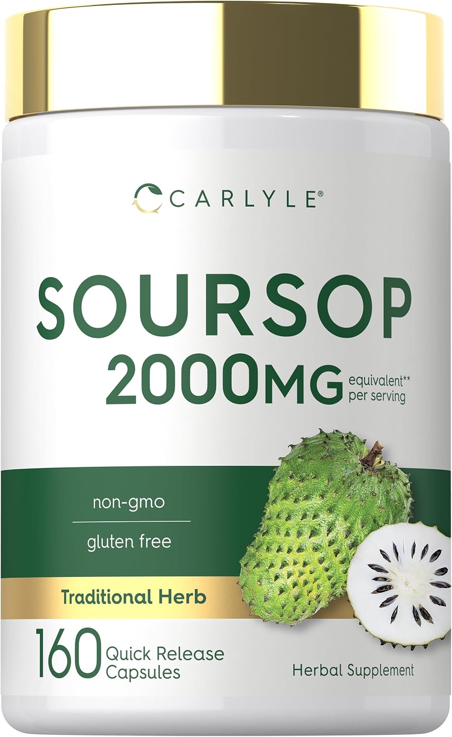 Carlyle Graviola — 1000 mg, 160 კაფსულა