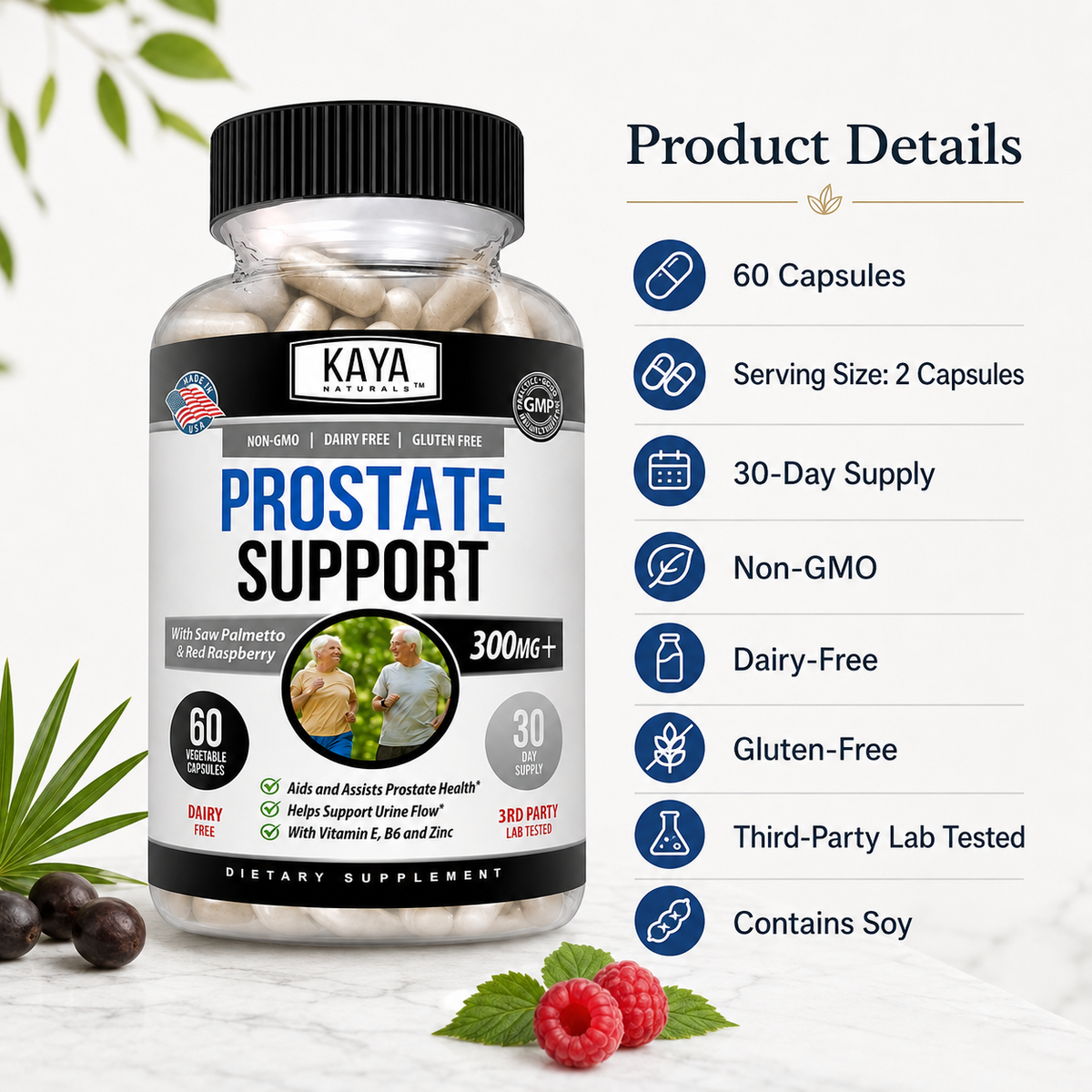 Kaya Naturals Prostate Support product details