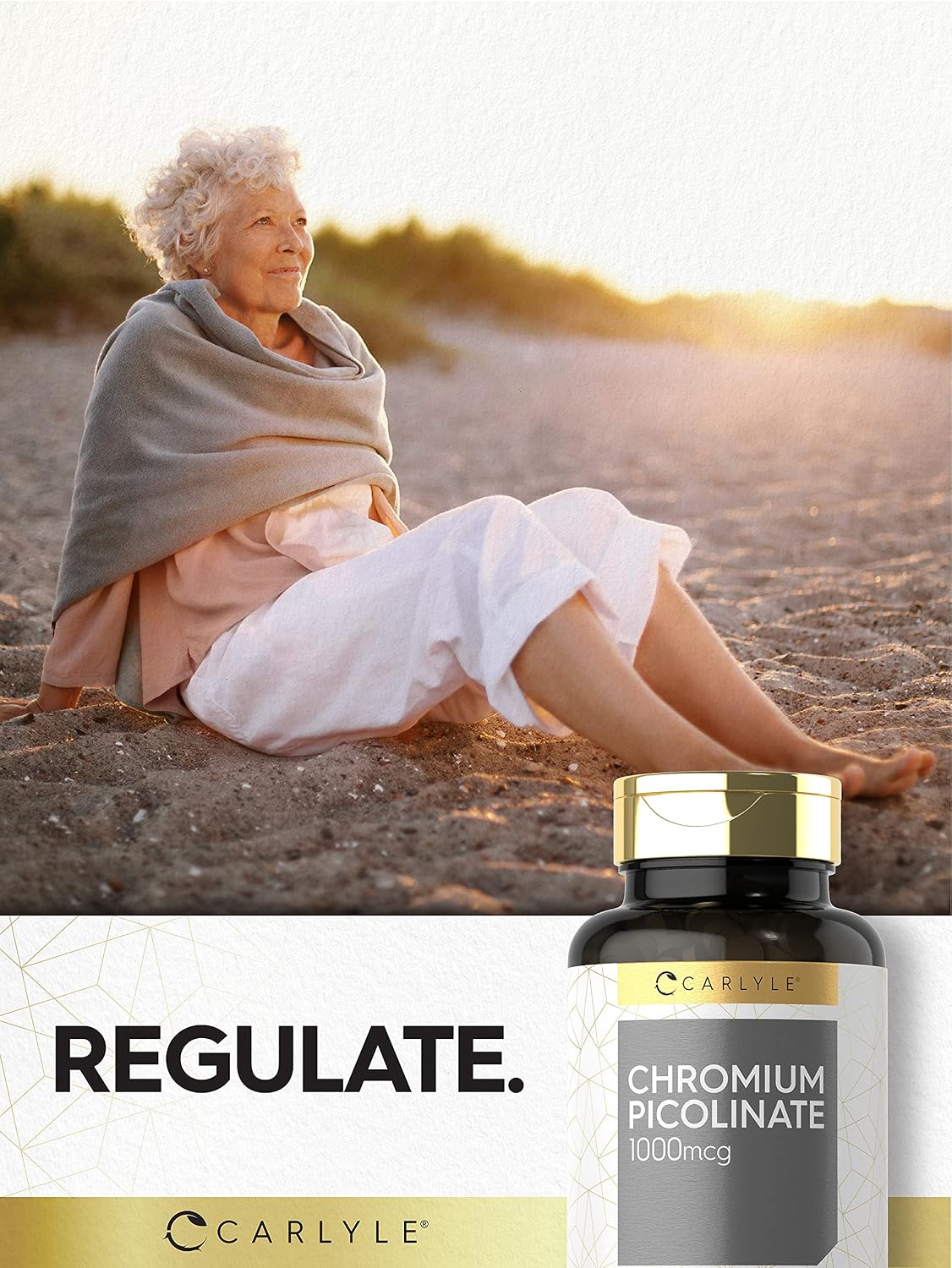 Carlyle Chromium Picolinate 1000 mcg — ქრომის პიკოლინატი | 360 ვეგეტარიანული ტაბლეტი
