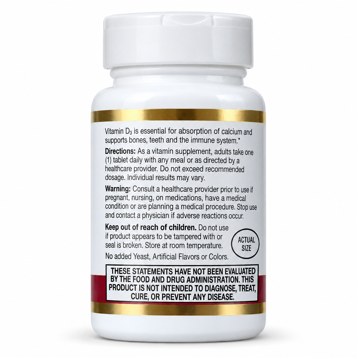 21st Century Vitamin D3 1000 МЕ — 60 таблеток