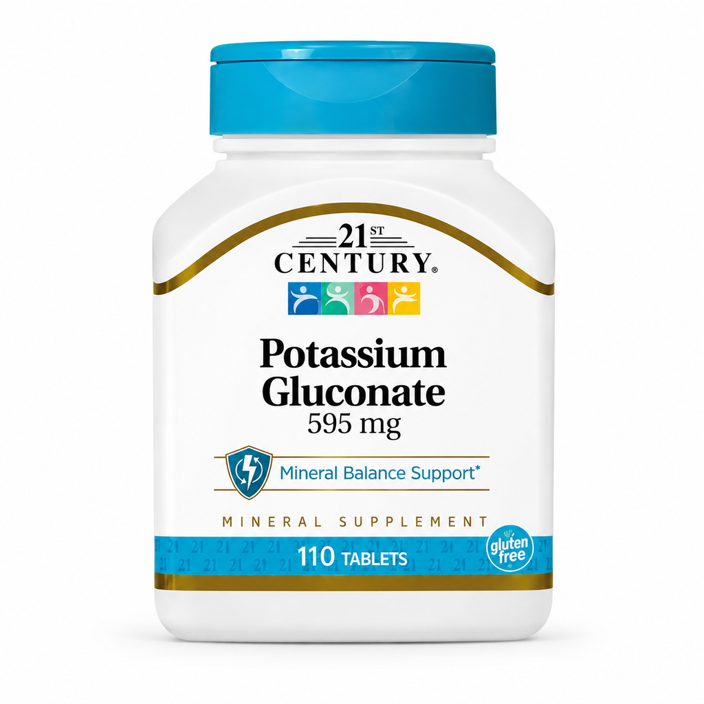 21st Century Potassium Gluconate 595 mg — Directions and Warning