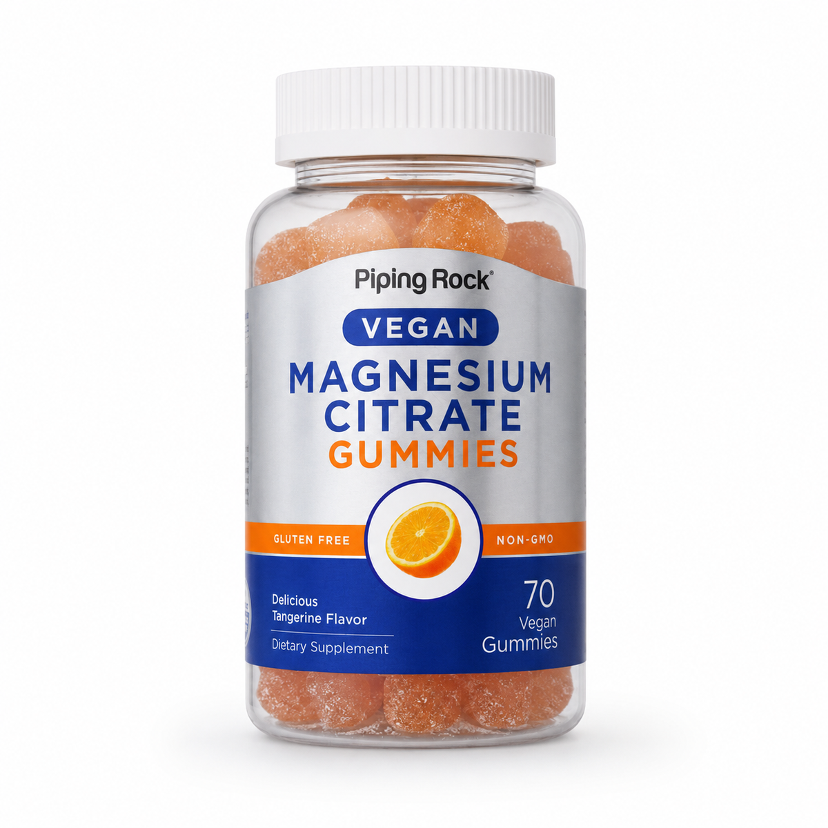 Piping Rock Vegan Magnesium Citrate Gummies – Supplement Facts