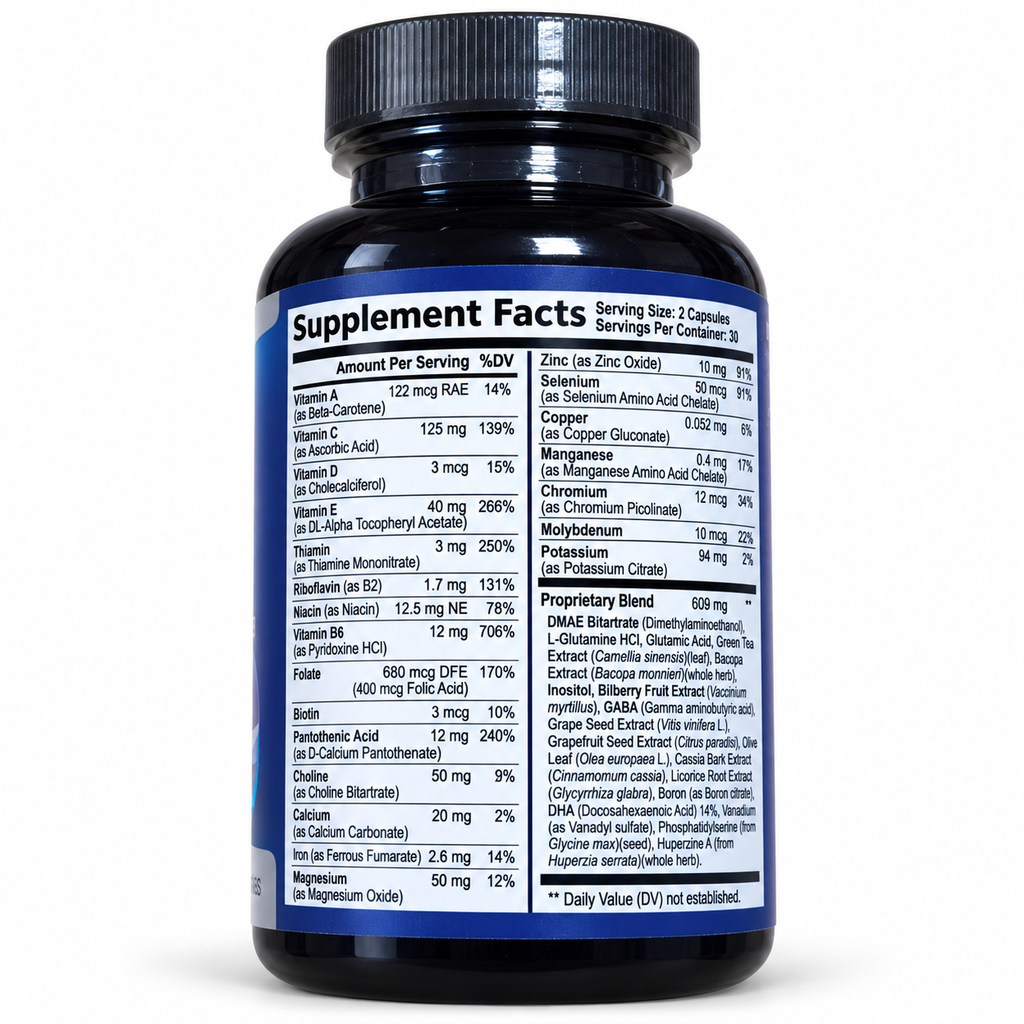Nature's Peak Brain Memory Support – 60 კაფსულა