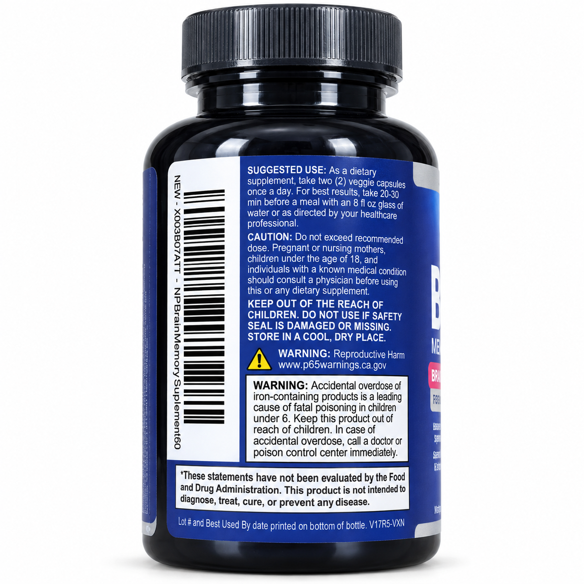 Nature's Peak Brain Memory Support – 60 კაფსულა