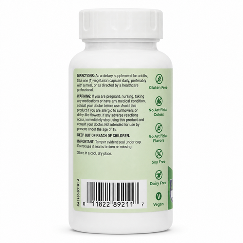 Holistic Health Products Echinacea 650mg - Directions and Warnings