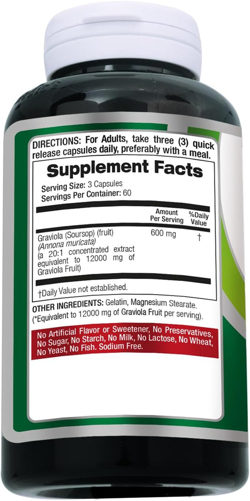 Fito Medic's Graviola 180 Capsules product image