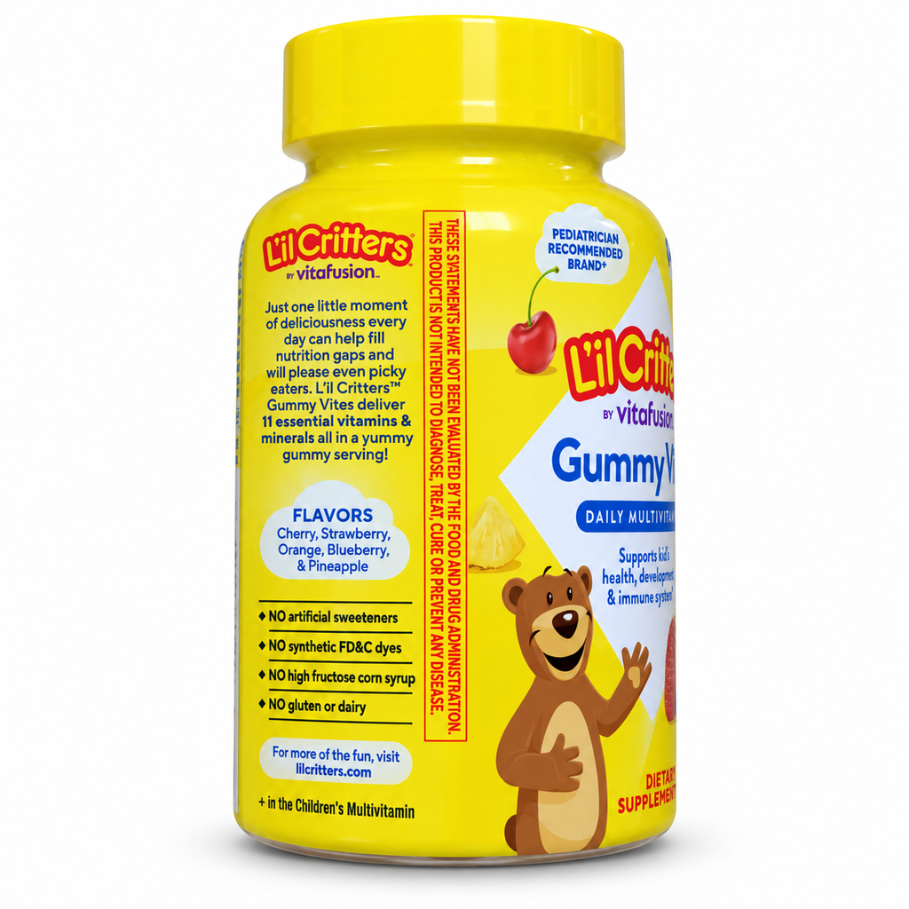 L’il Critters Gummy Vites 62 — გვერდითი ხედვა