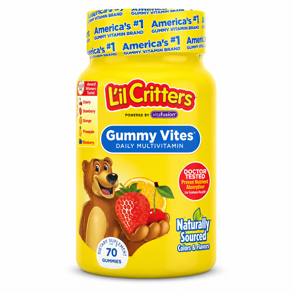 L'il Critters Gummy Vites 70 gummies — front
