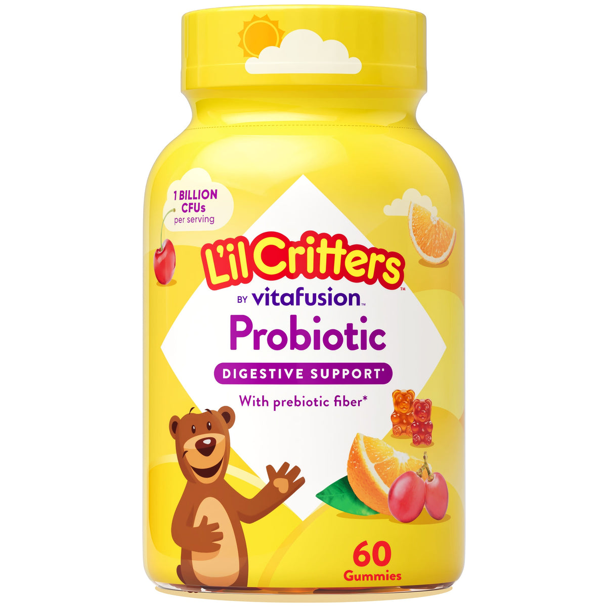 L’il Critters Probiotic — 60 საბავშვო ჟელე