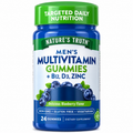 Nature's Truth Men's Multivitamin Gummies + B12, D3, Zinc, 24 Gummies — მთავარი სურათი