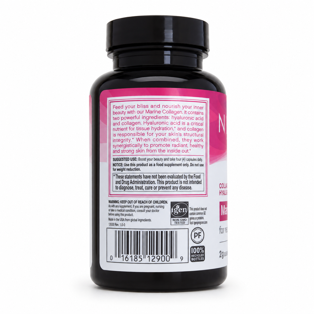 NeoCell Marine Collagen უკანა ეტიკეტი