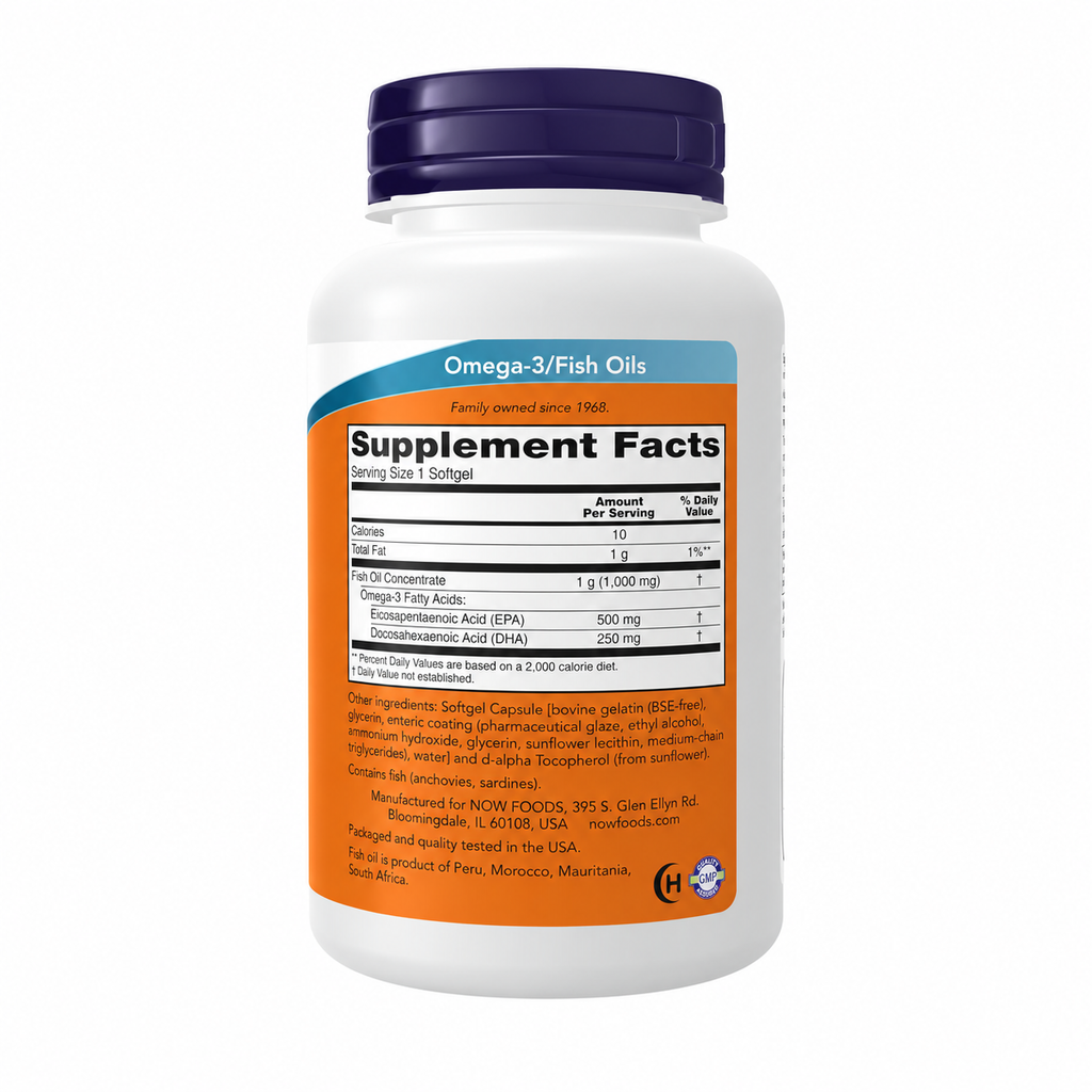NOW Foods Ultra Omega-3 90 Softgels — Supplement Facts