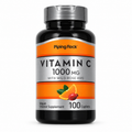 Piping Rock Vitamin C 1000 mg with Wild Rose Hips — 100 კაპლეტი, წინა ხედი