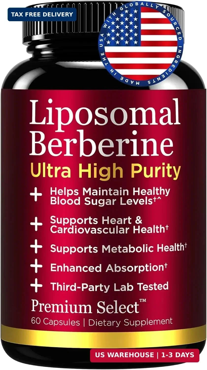 Premium Select Nutrition Liposomal Berberine HCL 60 კაფსულა