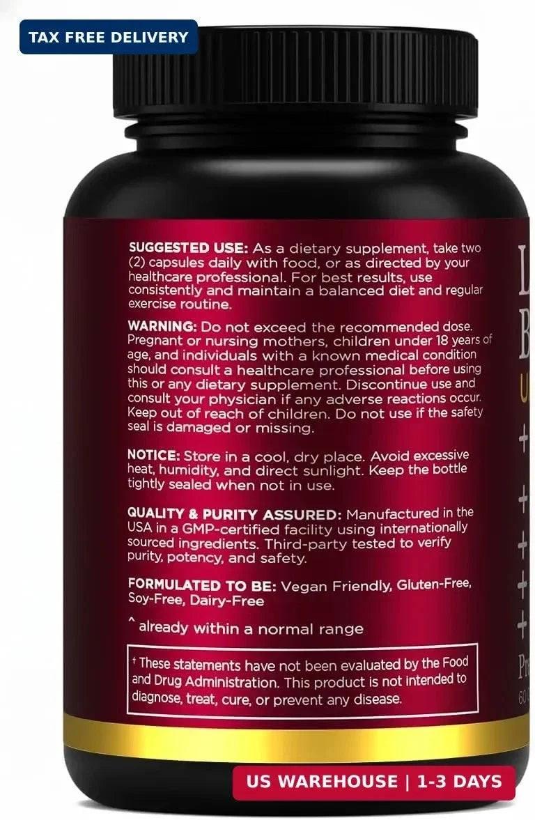 Premium Select Nutrition Liposomal Berberine HCL გამოყენების ინფორმაცია