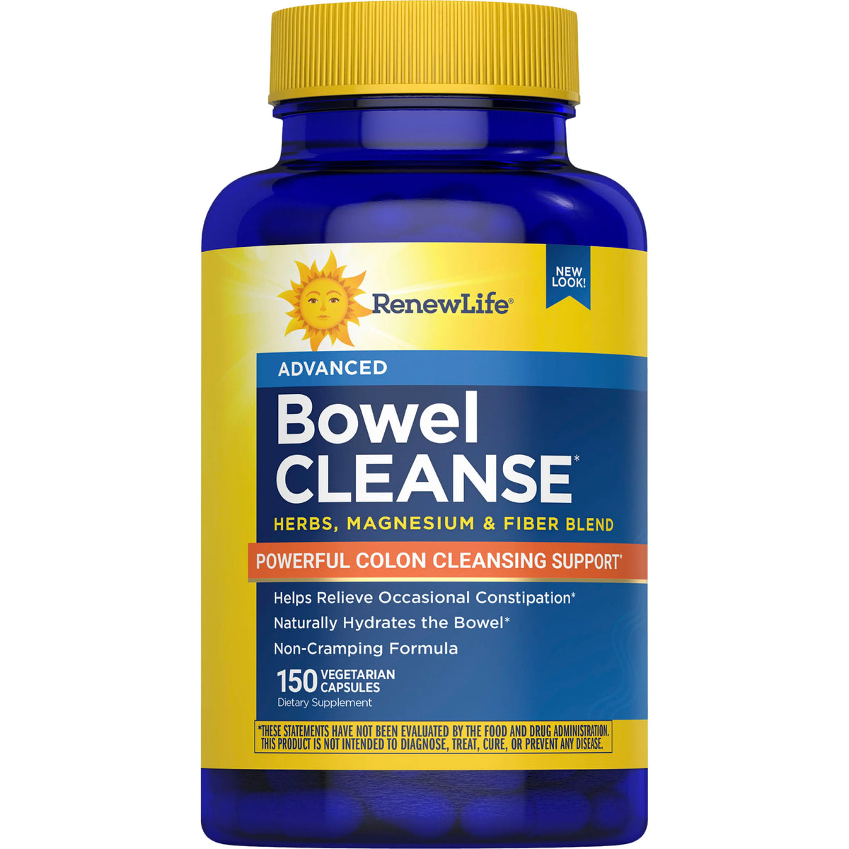 Renew Life Advanced Bowel Cleanse — 150 ვეგეტარიანული კაფსულა