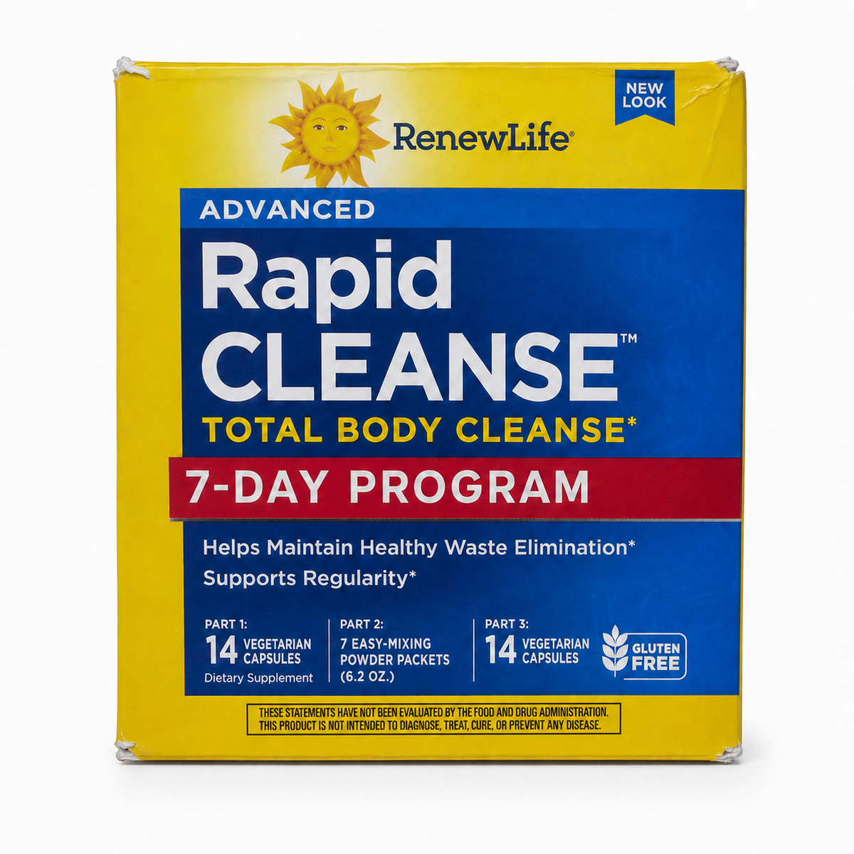Renew Life Advanced Rapid Cleanse 7-დღიანი პროგრამა — წინა მხარე