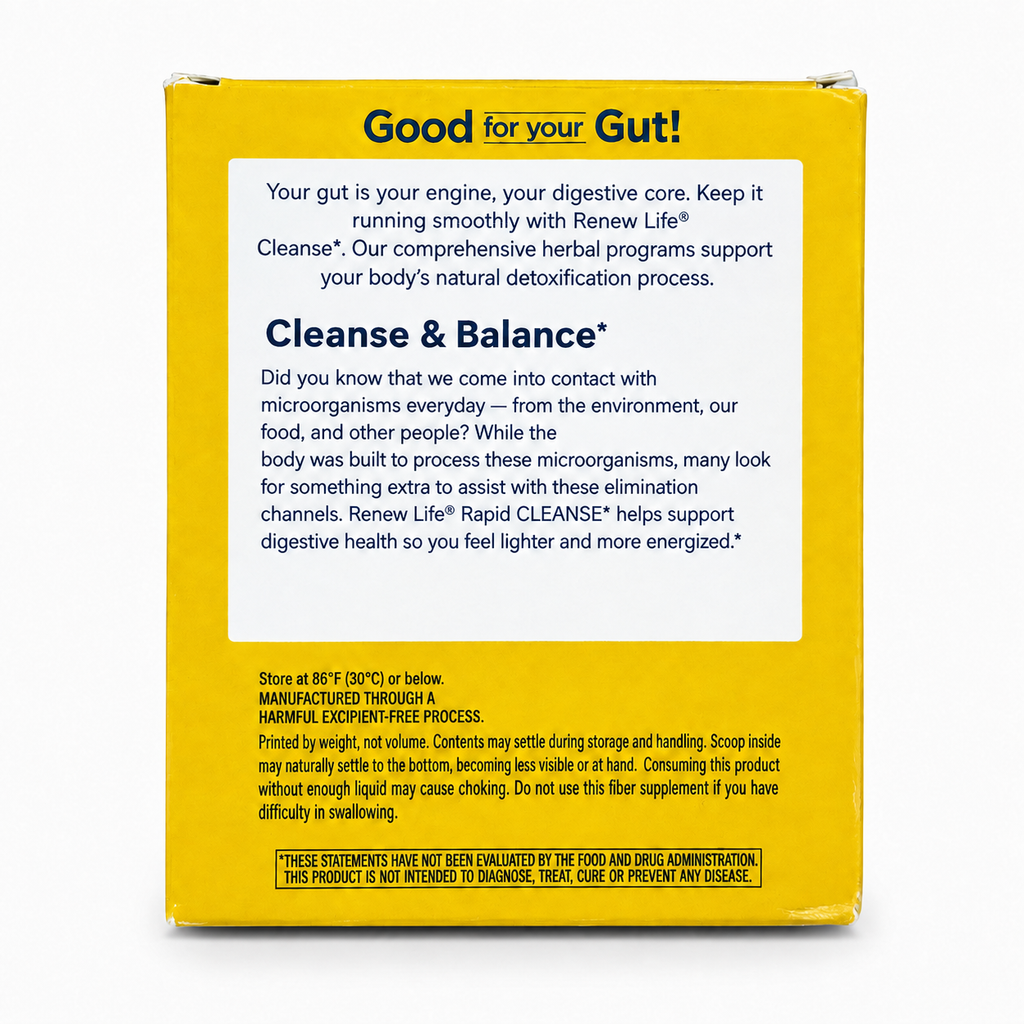 Renew Life Rapid Cleanse — Good for your Gut, Cleanse & Balance