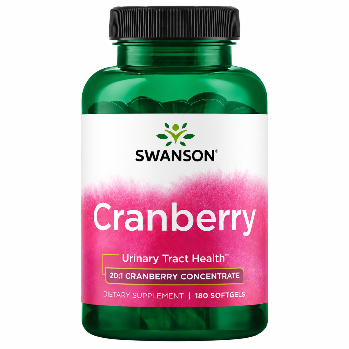 Swanson Cranberry 20:1 Concentrate — 180 რბილი კაფსულა