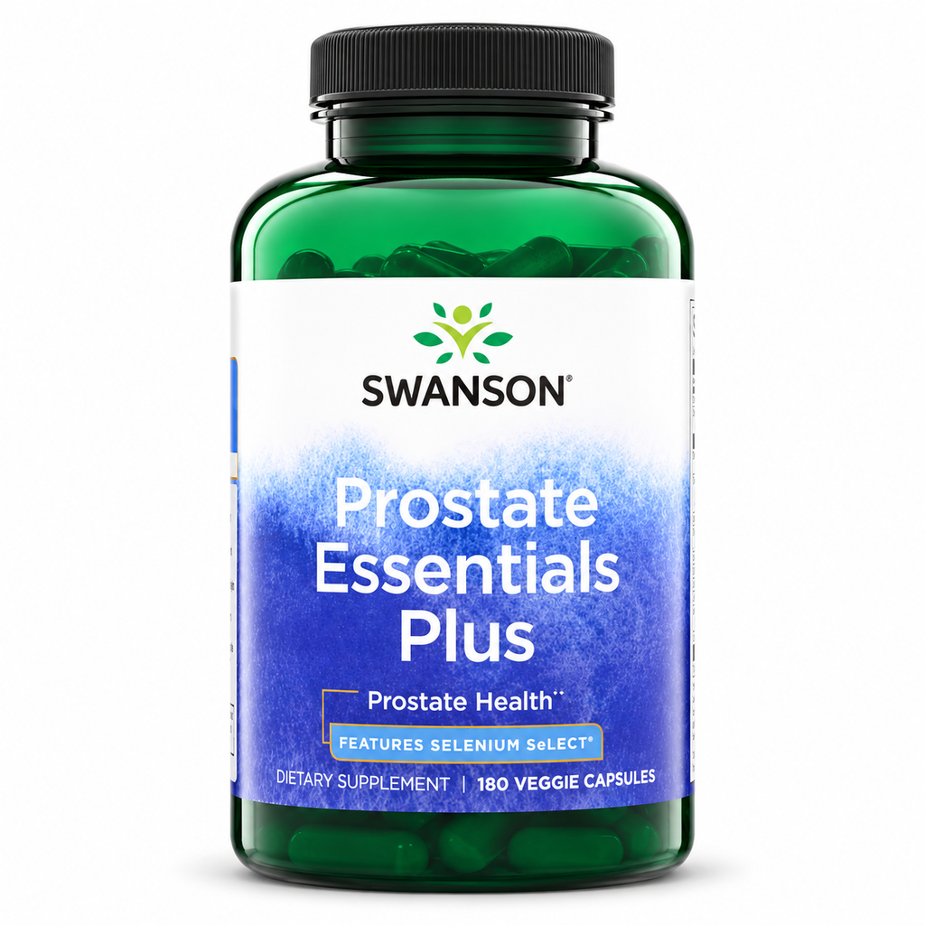 Swanson Prostate Essentials Plus — 180 კაფსულა, წინა მხარე
