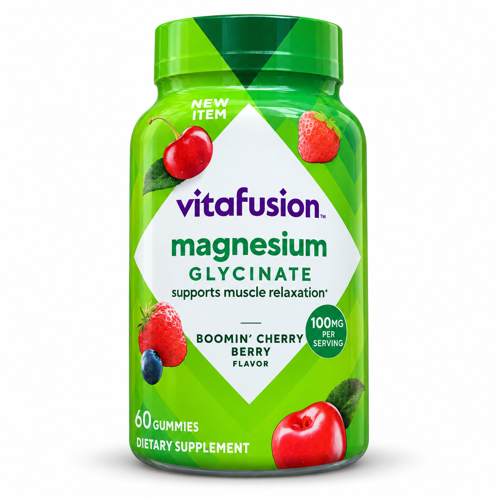 vitafusion მაგნიუმის გლიცინატი — წინა მხარე