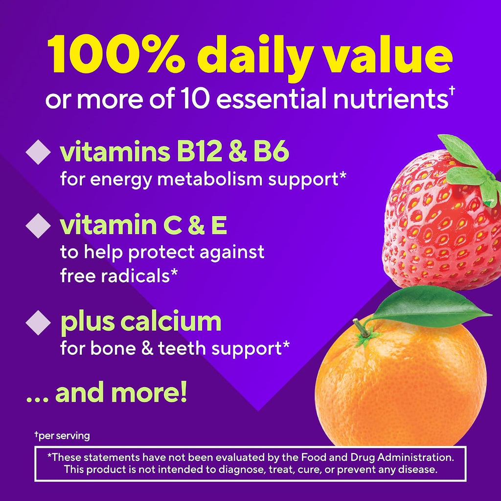 Vitafusion Power Plus MultiVites vitamins and calcium benefits