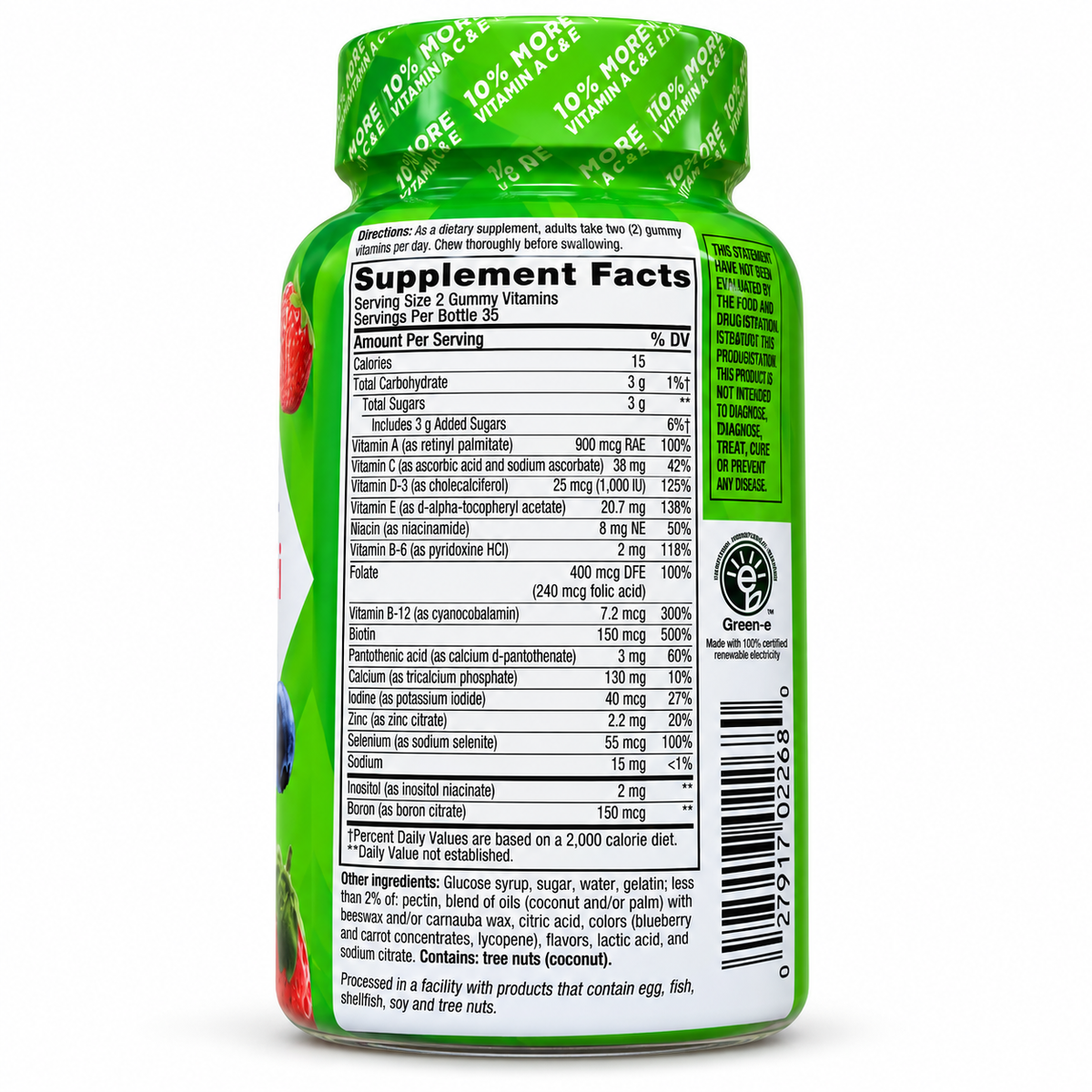 Vitafusion Women’s Multi 70 gummies - Supplement Facts